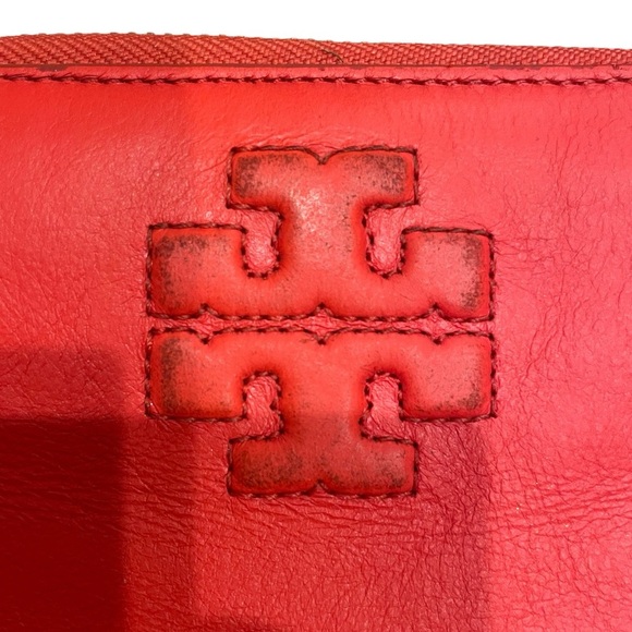 Tory Burch Red Zip Wallet - Picture 2 of 10